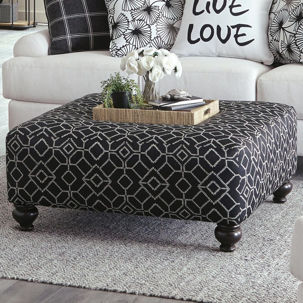 Cumberland Ottoman - Onyx
