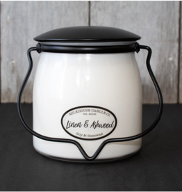Butter Jar 16oz: Linen & Ashwood