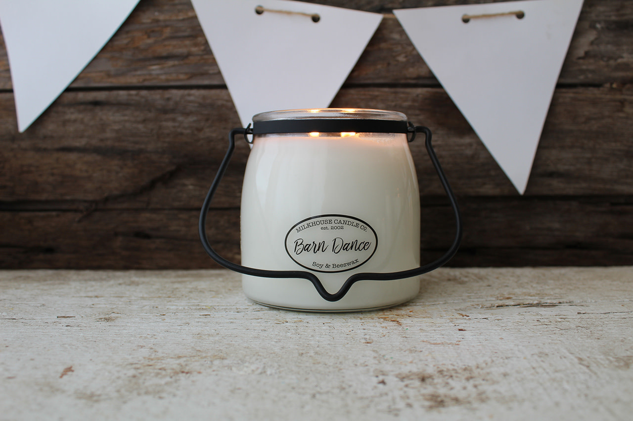 Butter Jar 16 oz Barn Dance
