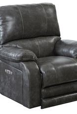 Thornton Power Head Lay Flat Recliner - Steel