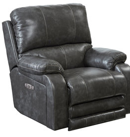 Thornton Power Head Lay Flat Recliner - Steel