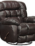 Jackson Furniture Pendleton Leather Swivel Glider Recliner - Chocolate