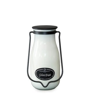 14oz Milkbottle Jar: Silver Birch