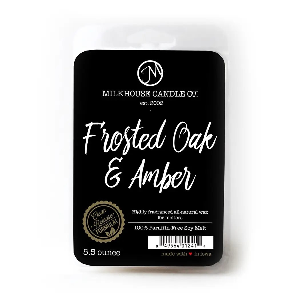Large Fragrance Melts Frosted Oak & Amber