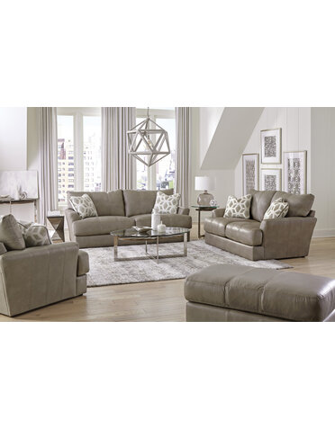 Prato Sofa Italian Leather Putty