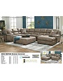 Royce Armless Sofa - Taupe