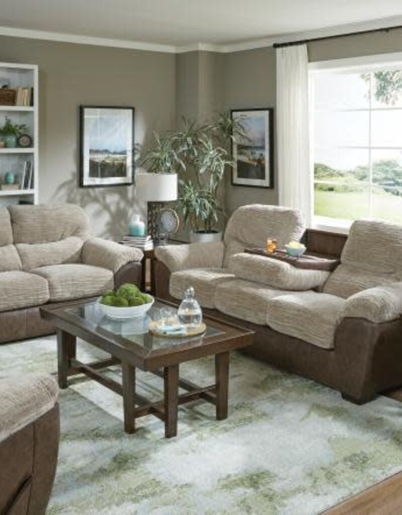 Jackson Furniture McMahon Glider Recliner - Bark/Jute