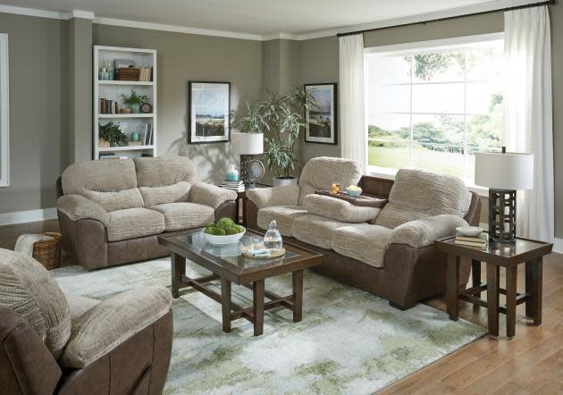 Jackson Furniture McMahon Glider Recliner - Bark/Jute