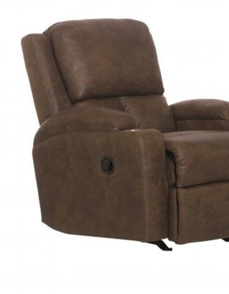 Jackson Furniture Kyle Rocker Recliner w. Cupholder WALNUT