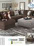 Galaxy Armless Sofa  Chocolate