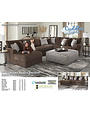 Galaxy Armless Sofa  Chocolate
