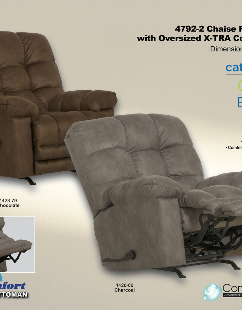 Jackson Furniture Machado Rocker/Recliner w/Extended Footrest - Charcoal