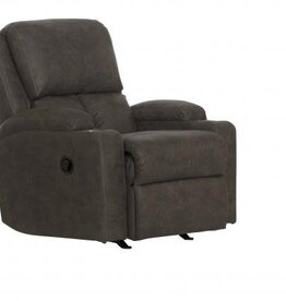 Jackson Furniture Kyle Rocker Recliner w/ Cupholder SMOKE