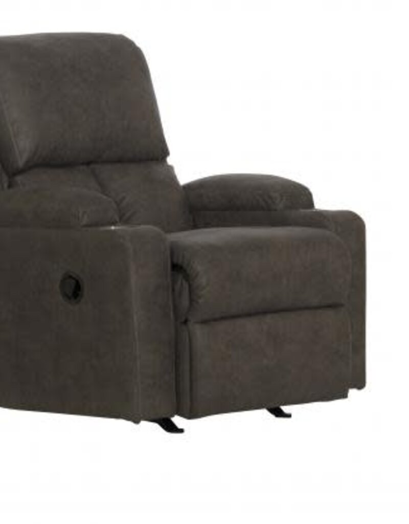 Jackson Furniture Kyle Rocker Recliner w/ Cupholder SMOKE