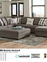 Crawford Armless Sofa - Charcoal