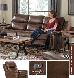 Jackson Furniture Ceretti Power Wall Hugger Recliner - Brown