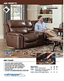 Ceretti Leather Power Reclining Loveseat w/Console - Brown