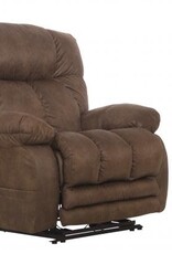 Dawkins Power Recliner w/Extended Ottoman - Chocolate