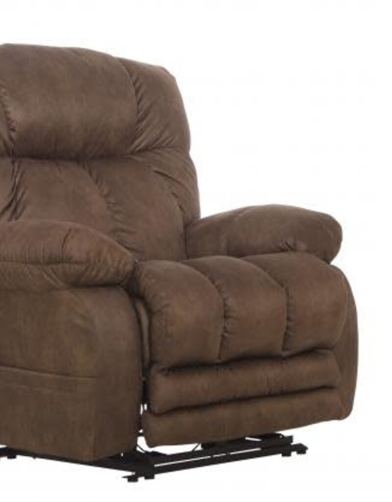 Dawkins Power Recliner w/Extended Ottoman - Chocolate