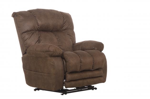 Dawkins Power Recliner w/Extended Ottoman - Chocolate