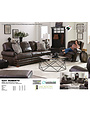 Roberto Sofa Italian Leather Cocoa
