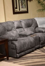 Jackson Furniture Voyager Layflat Reclining Console Loveseat - Steel