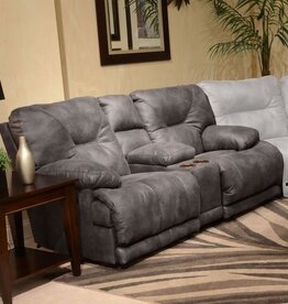 Jackson Furniture Voyager Layflat Reclining Console Loveseat - Steel