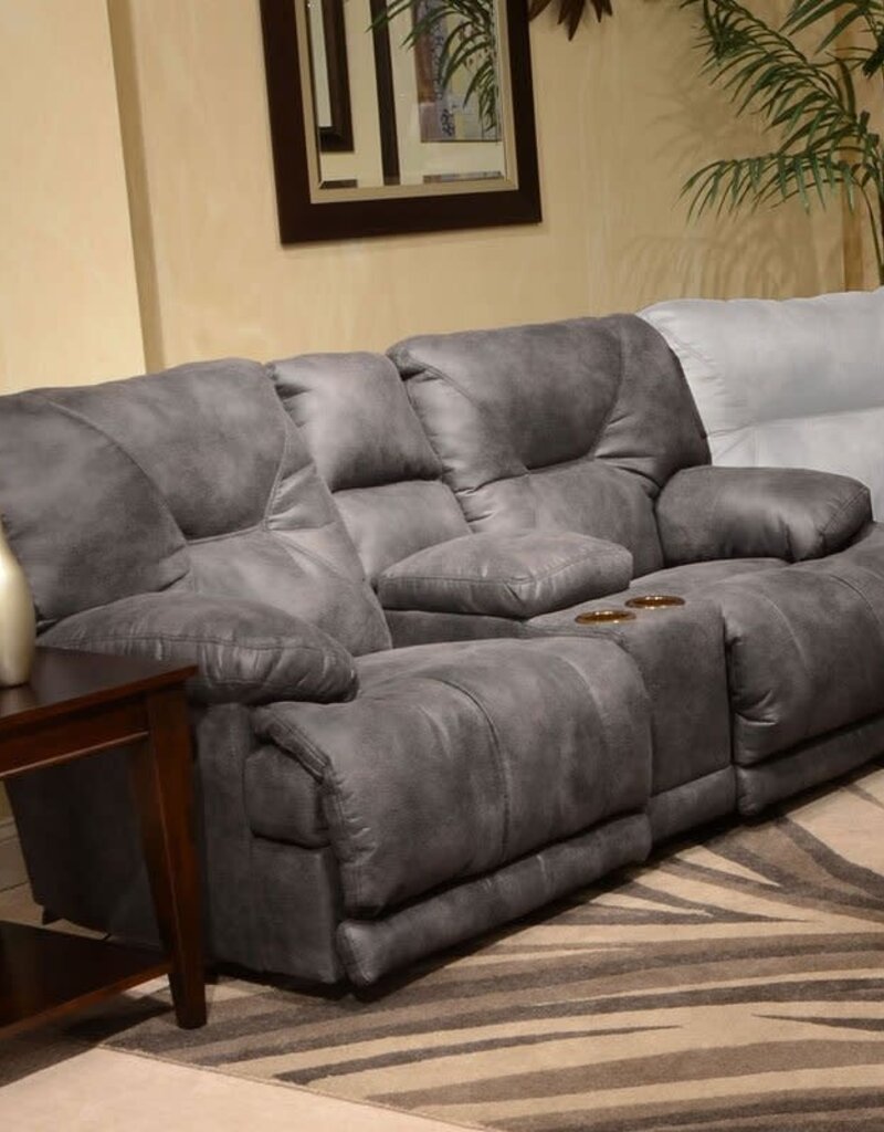 Jackson Furniture Voyager Layflat Reclining Console Loveseat - Steel