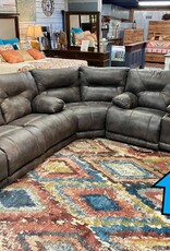Jackson Furniture Voyager Layflat Reclining Console Loveseat - Steel