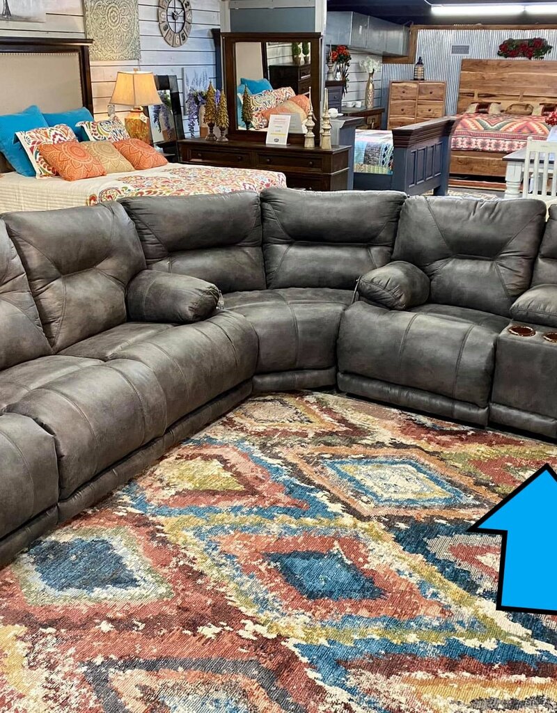 Jackson Furniture Voyager Layflat Reclining Console Loveseat - Steel