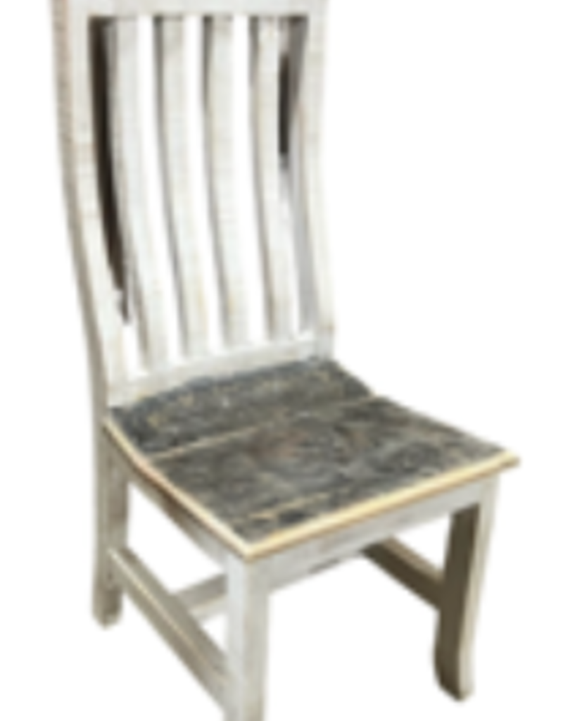 Santa Paola Dining Chair - White / Cascara