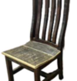 Santa Paola Dining Chair - Old Wood/Cascara