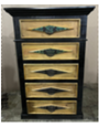 Rombitos King Bedroom Group - Black/Cascara