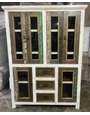 Vitrine Alfredo w/Drawers  - White/Cascara