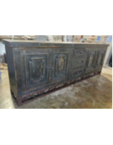 100" Mexican Shield Console - Black
