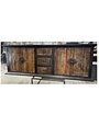 96" Into the Woods Console - Black/Cascara