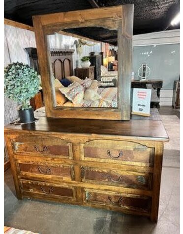 Rusty Mirrored Dresser