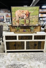 72" Elegante Console - White