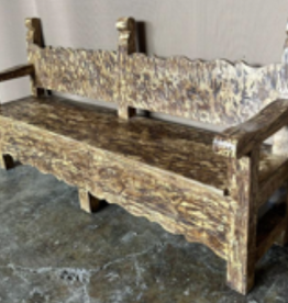 Old Rancho Bench - Old Yellow