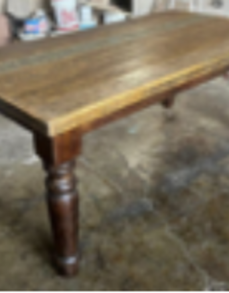7' Santa Paola Dining Table - Old Wood / Cascara