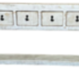 72" Consolita - White (Must Attach to Wall)