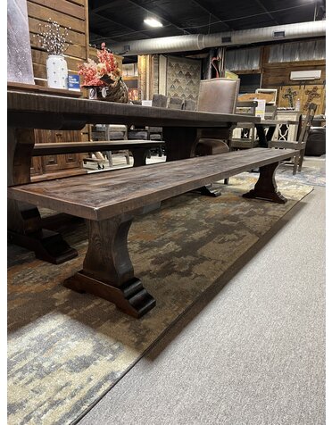 120" Harvest Bench - Old Wood