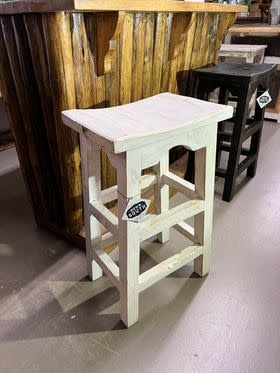 30" Jalapa Bar stool - White F
