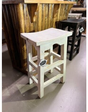 30" Jalapa Bar stool - White F