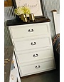 4 Drawer Economy Chest - Pearl (Dirty White)