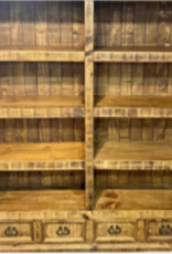 Patterson Bookcase - Old Wood 60"L x 96"H x 15"D