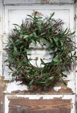 Gathered Olive And Twig Wreath