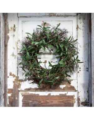Gathered Olive And Twig Wreath