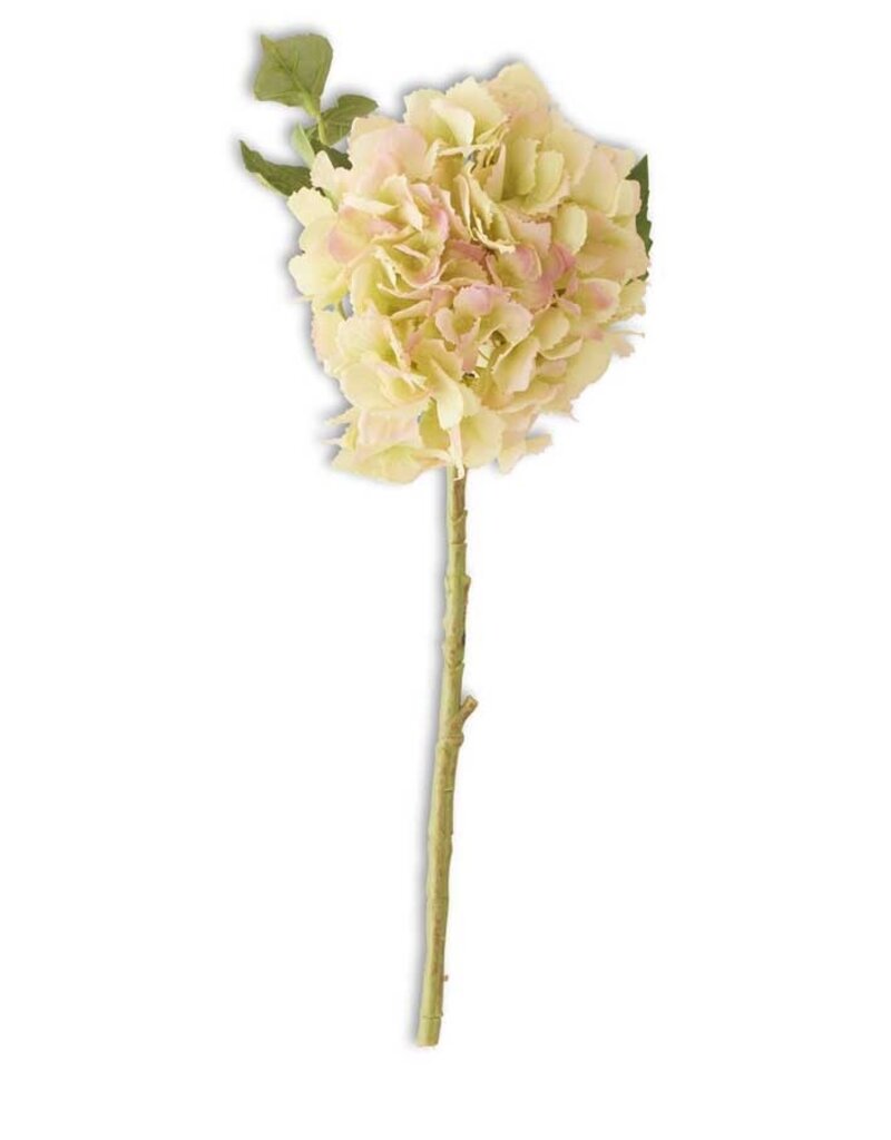 20" Green Real Touch Hydrangea Spray