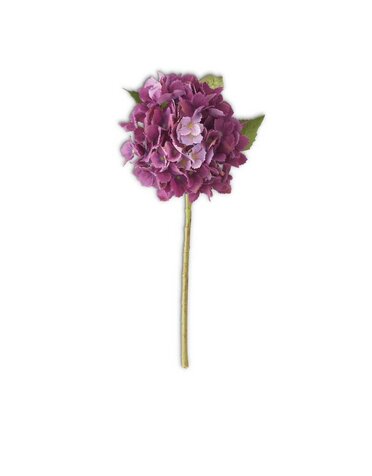 20" Purple Real Touch Hydrangea Spray